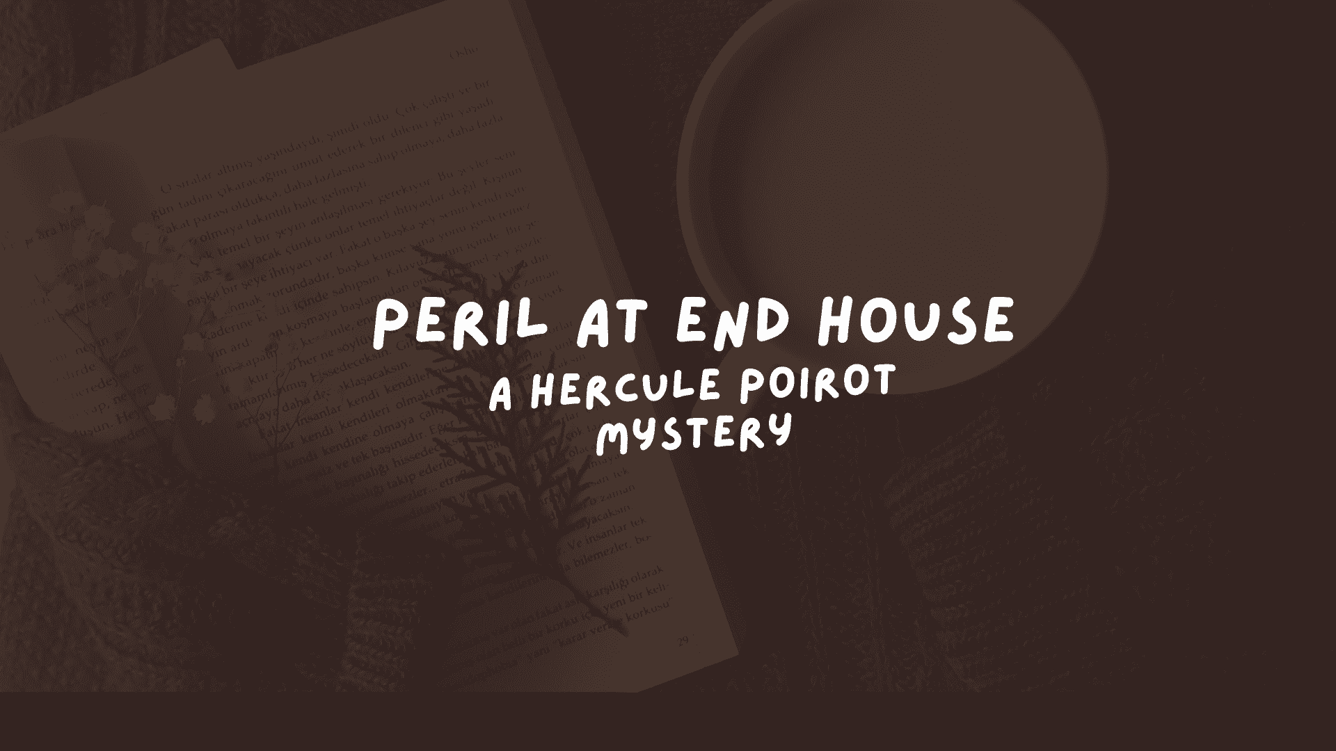 The Peril at End House novel cover image