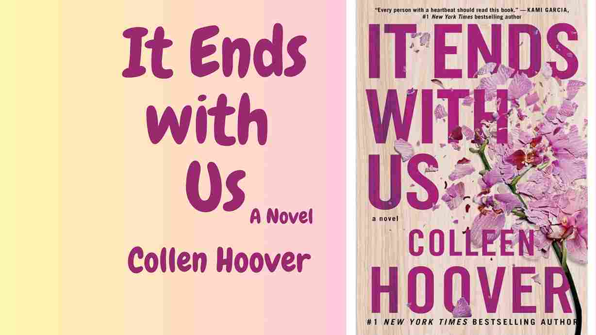 It Ends with Us a novel cover book