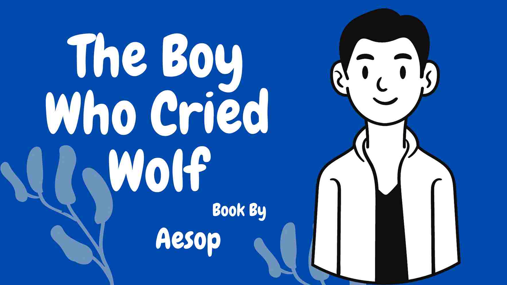the story of the boy who cried wolf cover